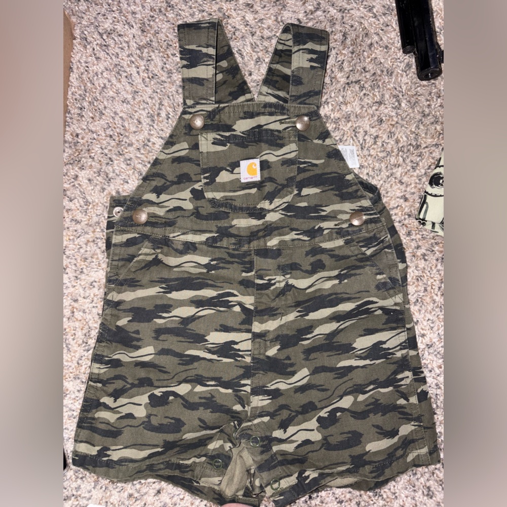 Carhartt Green Camo Overalls